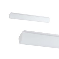 Přisazené svítidlo se skleněným stínidlem OSMONT SYLVIA 1 3x7W IP44 E14 bílá
