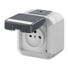 ABB Variant+ 5515N-C05525 S Zásuvka technická venkovní,plast,vzor K,IP54