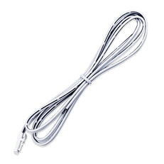 Připojovací kabel s MP konektorem (vidlice), 1m  0,5mm2, bílý, volný konec 5mm