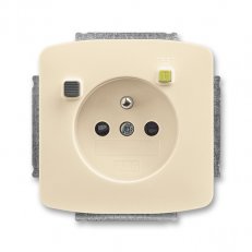 Zásuvka bezpečnostní s proudovým chrán. FI-DOS 5526A-A02369 C slonová Tango ABB