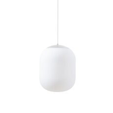 Závěsné LED svítidlo se skleněným stínidlem OSMONT TANIA P1 HP 52W IP40 3K bílá