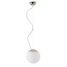 Závěsné svítidlo se skleněným stínidlem OSMONT ADRIA L1 7W IP40 E27 chrom