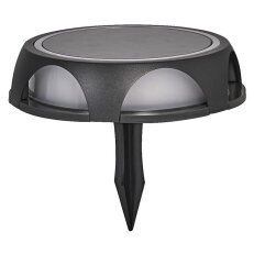 LEDVANCE Endura Style Solar Utili Round Wall and Ground Dark Gray