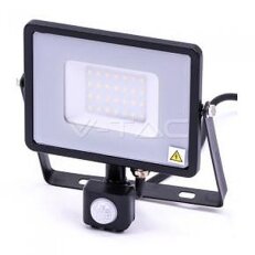 30W LED Sensor Floodlight SAMSUNG CHIP Cut-OFF Function Black Body 3000K VT-30-S