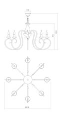 CIRCE CAND 8x42W E14 WHITE (4.1.1)