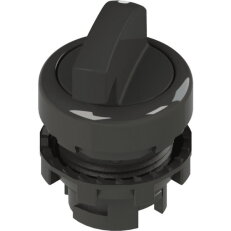 Přepínač Dlouhá páka, d22mm, 2, černá, plast, černá, IP67 PIZZATO E21SE22AVA11AB