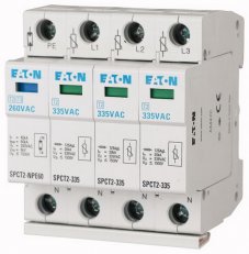 SPCT2-460-3+NPE Svodič přepětí třídy T2 (II C) modulový TN-S,TT 3+Npól Un=460V
