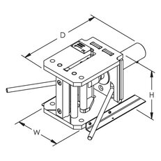Hydrulicka ohybacka sbernic, 545670 ERICO HYDRAULIC BENDER