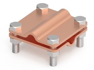 Křížová svorka L 65 na drát 8/10mm, materiál Cu GROMTOR 101214