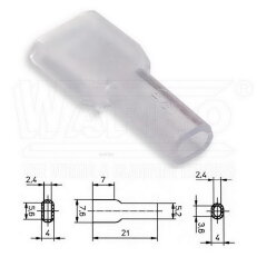 KRT2-48-PVC-CL kryt pro lisovací konekto