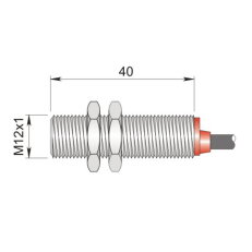Válcový magnetický senzor AECO SMC-12S