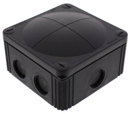 Krabice rozvodná COMBI 607/5 PP BK RAL9005 IP66/67 5-pól.svorkovnice 10060538