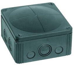 Krabice rozvodná COMBI 1010 PP BK RAL9005 IP66/67 prázdná WISKA 10062214