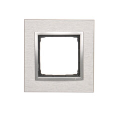 Rámeček 1 -násobný Simon 54 Nature, IP20/IP44 kovový inox klasický DRN1/77