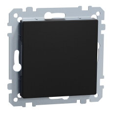 Záslepka, Merten System M, černá matná, recyklovaný plast SCHNEIDER MEG4075-0403