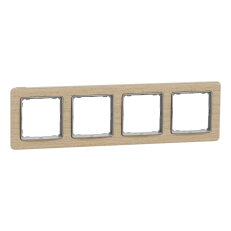 Rámeček čtyřnásobný Bříza,Sedna Design/Elements SCHNEIDER SDD380804U
