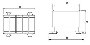 Univerzální svorka UK 35/3x1A+N/PE, 135A Eleman 1006609