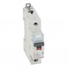 DX3 JISTIČ, 1 PÓLOVÝ, CHAR. B,20A 10000A/16KA LEGRAND 408873