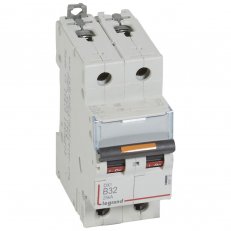 DX3 JISTIČ, 2 PÓLOVÝ, CHAR. B,32A 25KA LEGRAND 409719