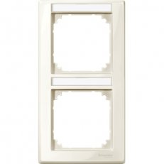 Merten Rámeček dvojnásobný vertikální M-Smart White Cream SCHNEIDER MTN470244