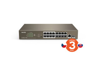 Switch 17ti portový PoE TEF1118P-16-150W