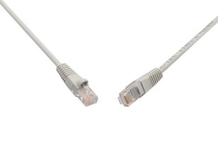 Patch kabel CAT5E UTP PVC 10m šedý snag-proof SOLARIX 28311119