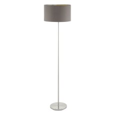 Stojací svítidlo MASERLO matný nikl/cappuccino-zlatá 60W IP20 EGLO 95172