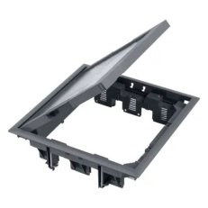 Podlahová krabice FB čtvercová 12×K45 5mm šedá 85mm116mm IK08 FB34005/1