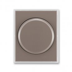 Kryt stmívače s otočným ovládáním 3294E-A00123 26 lungo/mléčná bílá Time ABB