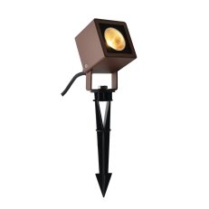 NAUTILUS 10 Spike LED venkovní svítidlo s trnem rezavé IP65 3000K 45°