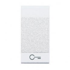 BTICINO LIVINGLIGHT KRYTKA SPÍNAČ KLÍČ 1MODULOVÁ.BÍLÁ N4915FN