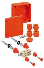 Kabelový rozbočovací box WKE 1-5x2,5mm2 oranžová IP54 E30-E90 SPELSBERG 86010301