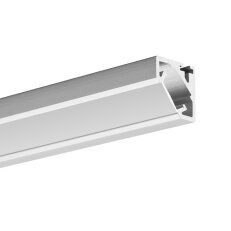 LED hliníkový profil KLUŚ GLAD-45 stříbrná 2m /B7009_2m/ ALUMIA A07009A_2