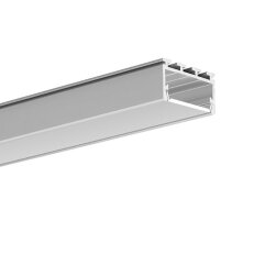 LED hliníkový profil KLUŚ GIZA-LL stříbrná 2m /C0758_2m/ ALUMIA A00758A_2