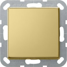Tlačítkový spínač Vyp/Přep System 55 mosaz GIRA 0126604