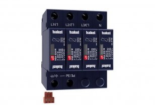 Svodič rázového přepětí HSA-320/4+0 M S SPD typ 2+3 HAKEL 27529