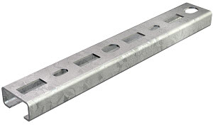 OBO CM3015P1000FT Profilová lišta děrovaná šířka výřezu 16mm 1000x30x15 Ocel