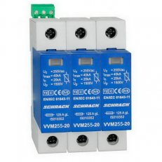 Svodič přepětí, set 3+0 TNC, třída II (C) 255V, In 20kA+k. SCHRACK IS111331--