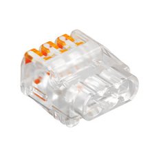 OBO 61 325 FL Universální svorka třípólová 0,2-2,5mm2 průhledná Polykarbonát PC