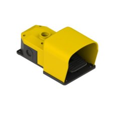 Nožní spínač PX10210, žlutý, IP53 (2NO+2NC) s otvorem M25 pro VFKIT31, závit M20