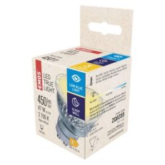 LED žárovka True Light MR16 /GU10 /4,8W(47W)/450lm/teplá bílá EMOS ZQ8355