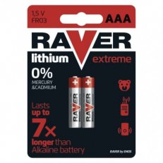 RAVER lithiová baterie AAA (FR03) /1321112000/ B7811