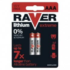 Lithiová baterie RAVER AAA (FR03) B7811