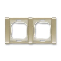 TIME Dvojrámeček (s těsnicí manžetou) IP44 šampaňská ABB 3901F-A00942 K3