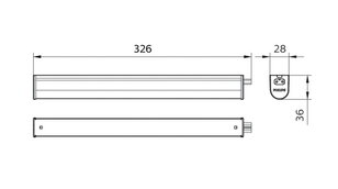 LED svítidlo Ledinaire PHILIPS BN021C LED5S/830 L300