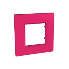 Unica Quadro Krycí rámeček jednonásobný, Lipstick SCHNEIDER MGU4.702.27