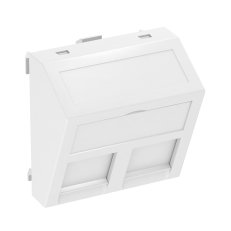 OBO DTS-2A RW1 Nosiče datové techniky, 45x45mm, čistě bílá Polykarbonát, PC