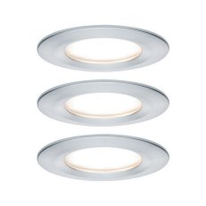 Vestavné svítidlo LED Nova kruhové 3x6,5W hliník broušený nevýklopné 934.62