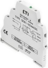 Elektromagnetické relé SER1-024ACDC, kontakty 1xCO,6A, 24V AC/DC ETI 002473052