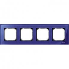 Schneider MTN4040-3278 Rámeček 4násobný M-Elegance Sapphire Blue
